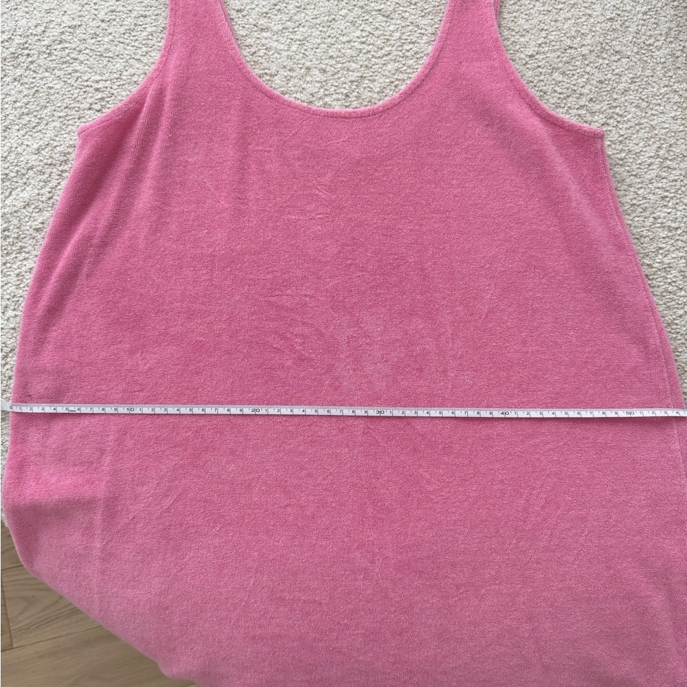Zara Vibrant Pink Terry Dress - Picture 4 of 7